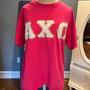 Alpha Chi Omega Stitched Letters